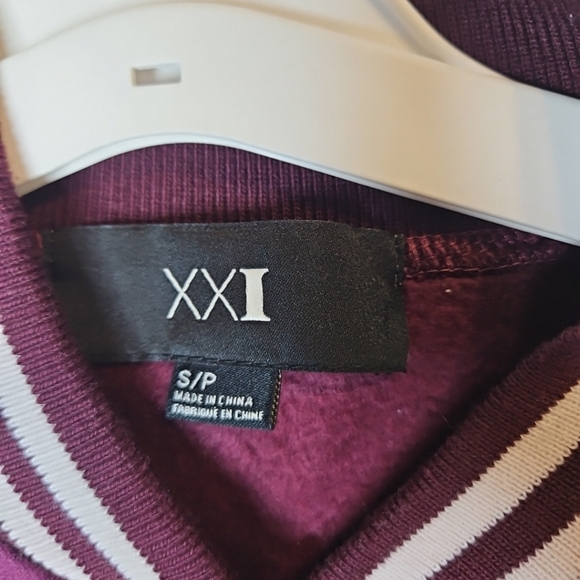 XX1 Varsity Unisex Jacket Sleeveless LA USA Dark Academia Cabincore Athleisure S - Picture 3 of 15